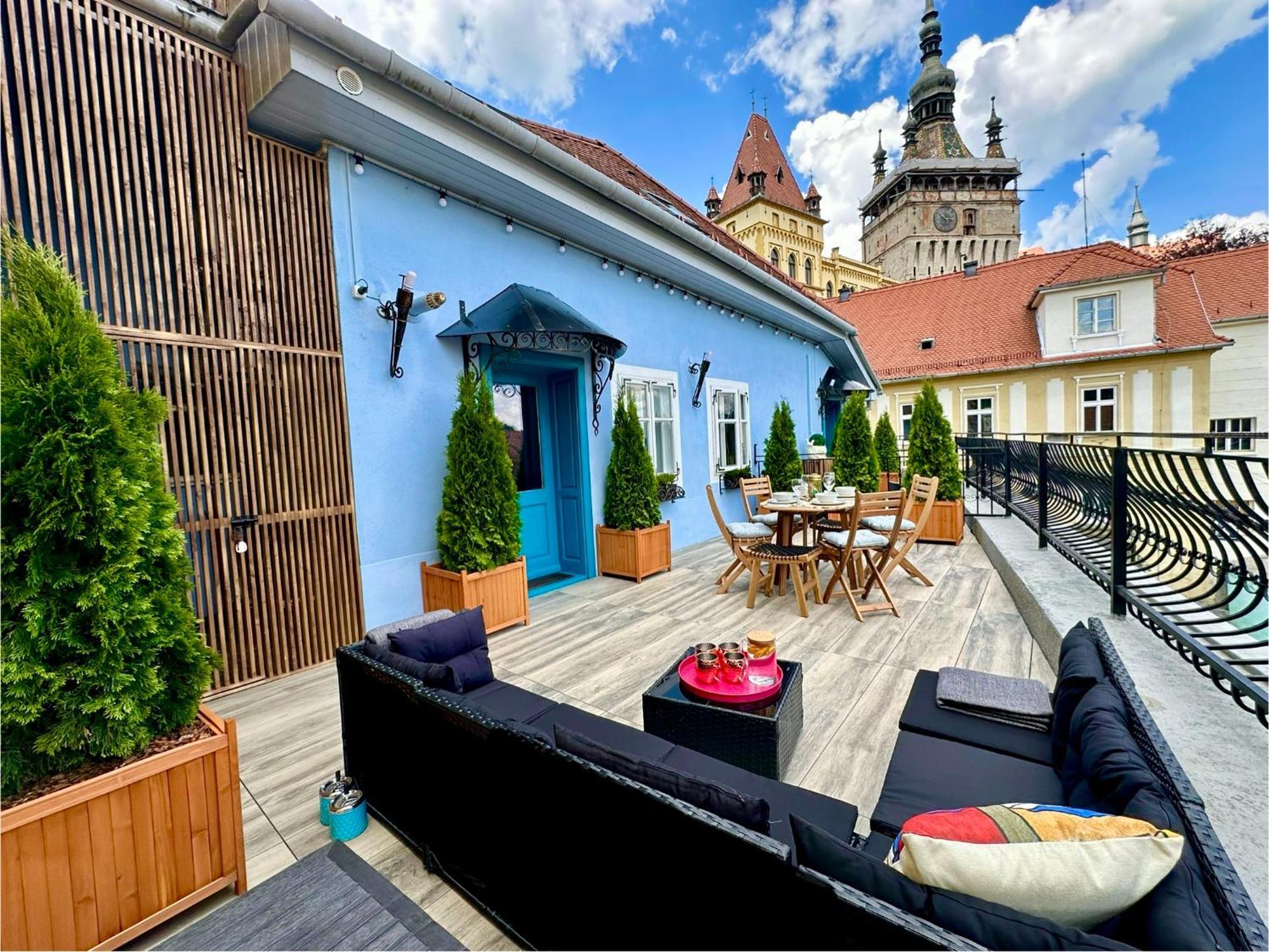 Casa Albastra By Casa Otto Apartment ซิวิโชอารา ภายนอก รูปภาพ